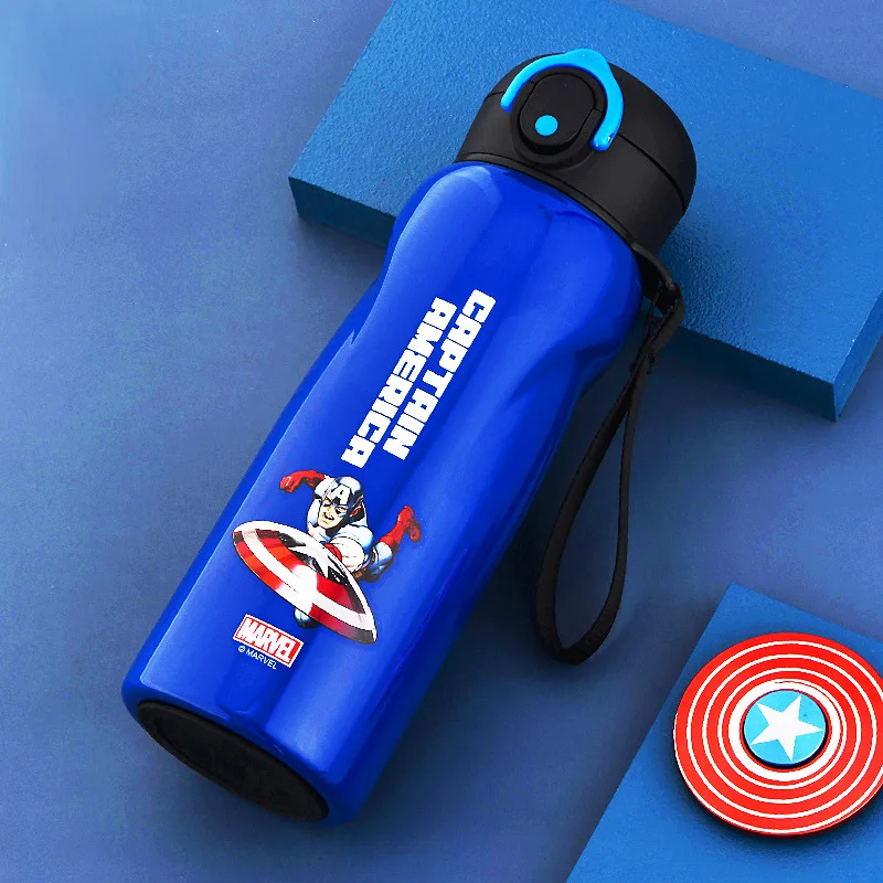 Disney Marvel Thermos Water Bottle 316 Stainless Steel Cup Cartoon Spiderman  Sophie Boys and Girls School Portable Teapot - AliExpress