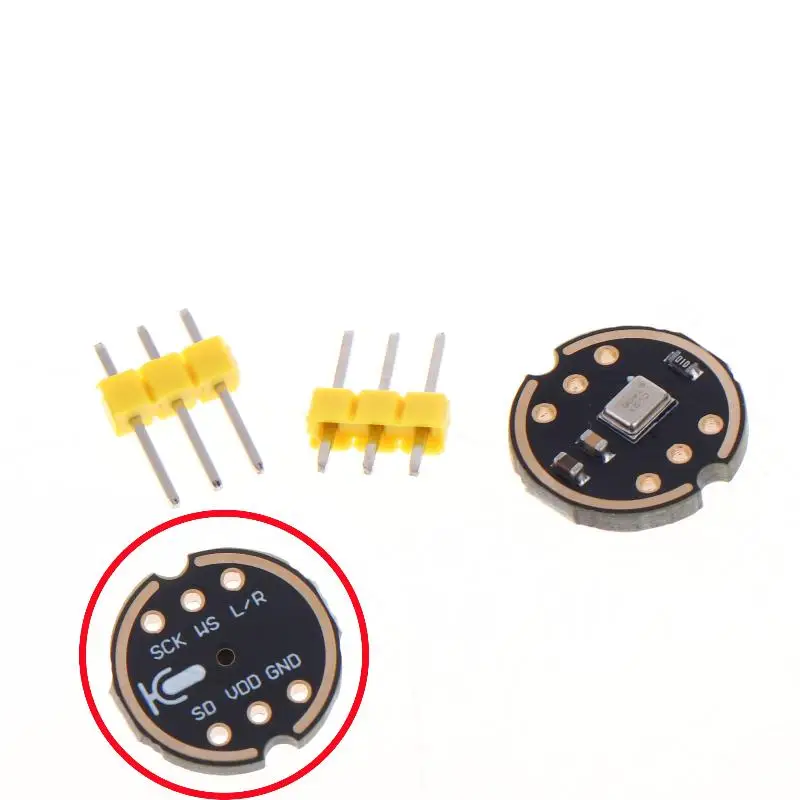 ICS 43434 디지털 M 마이크 1세트 전방향성 I2S 출력 음성 인식을 위한 고감도 DIY 오디오 프로젝트