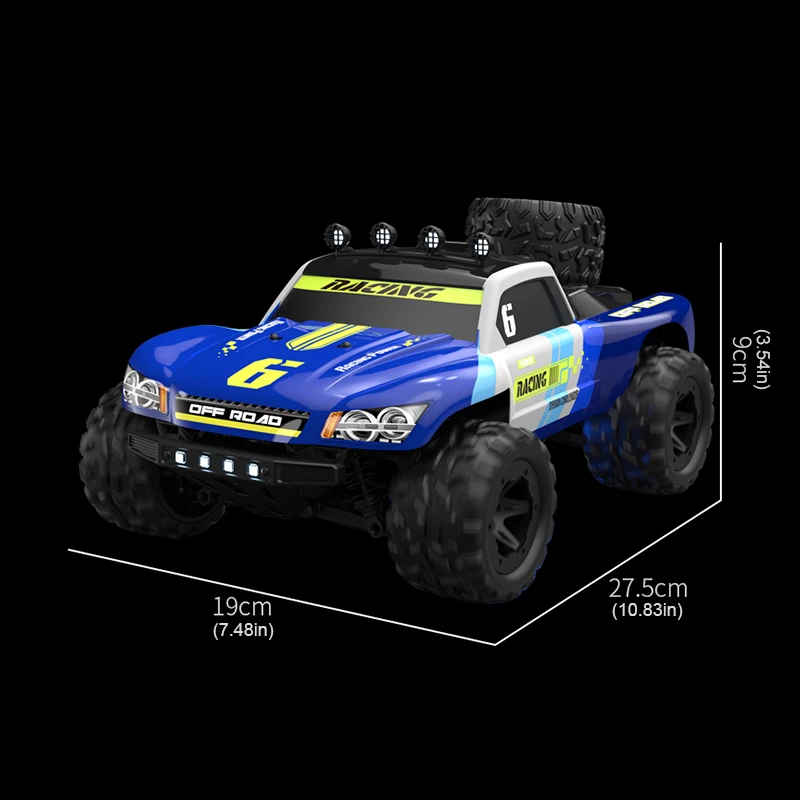 KF19 RC CAR Off-road High-speed Car 1/18 Remote Control All Terrain Crawler Climbing Remote Control Car Boy Children's Toy