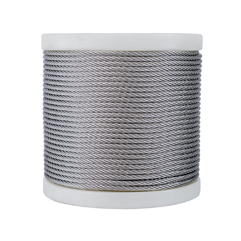 FATUBE Stainless Steel Wicking Wire Iron Cord 304 thin and soft wire rope, hoisting rope, clothes line, 1 1.5 2 3 4 5 6 8mm