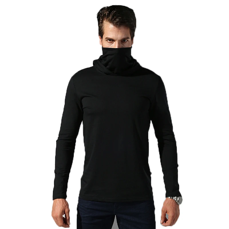 Military Hoodies Mens Turtleneck Hoody 