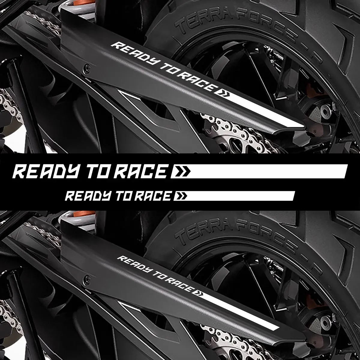 READY TO RACE Stickers Accessories for KTM Duke 125 390 Exc 1290 Super Adventure 790 890 S R 990 250 1190 Rc 200 300