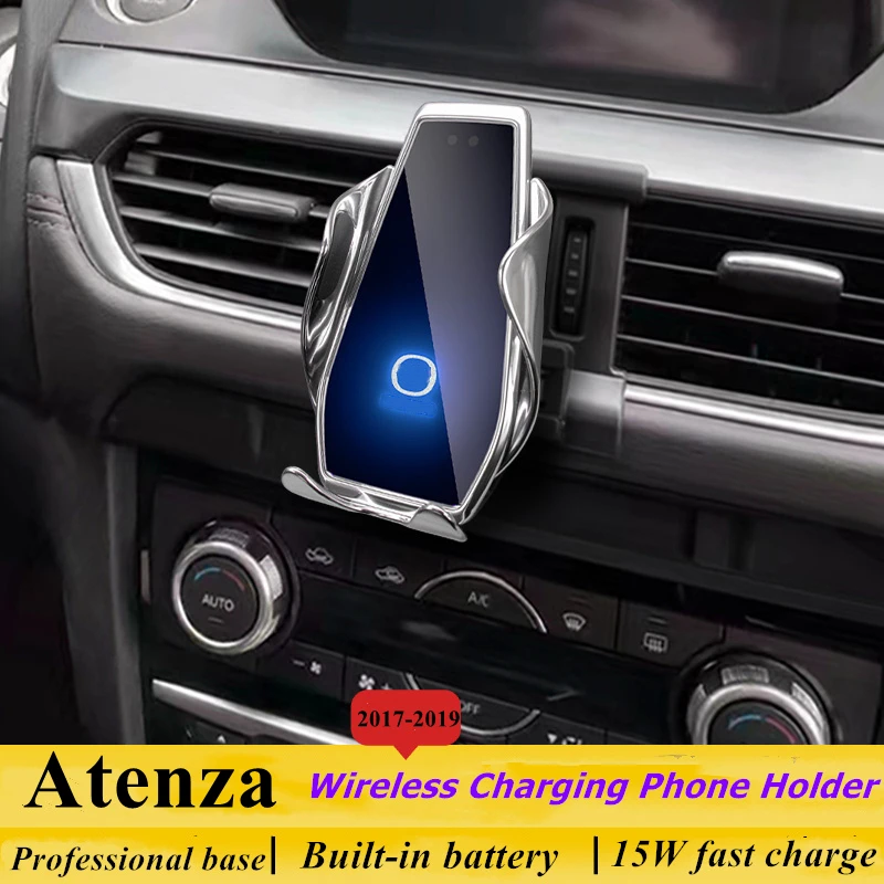 For 20172019 Mazda Atenz Phone Holder Wireless Charger Car Mobile