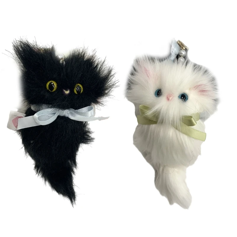 

YUYU Lovely Plush Keychain Pendant Backpack Decoration Tiny Charm Jewelry