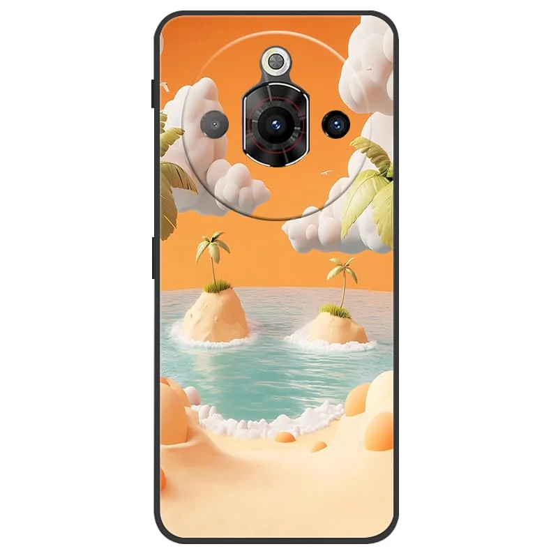 Cute Fashion Black Silicone Soft Phone Case - Shockproof Back Cover Shell