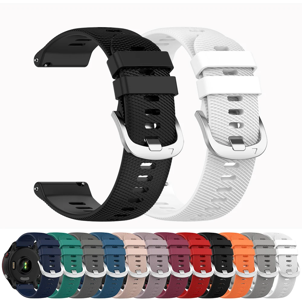 Premium 22mm Silicone Wristband Replacement Accessory
