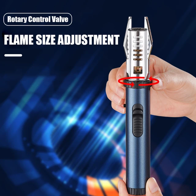 New Spray Welding Gun Butane Gas 360° Use Metal Outdoor Windproof Turbine Torch Jet Lighter BBQ  Cigar Tool - Image 3
