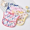 Waterproof Baby Bibs Cartoon Newborns Kids Burp Cloth Art Smock Feeding Bib Apron Pocket Infant Toddler Boys Girls Saliva Towel 1