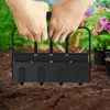 4 Cell Handheld Soil Blocker with Anti Slip Handle Manual Soil Block Maker Soil Cube Maker Ergonomic for Home Garden Lawn Farm 3