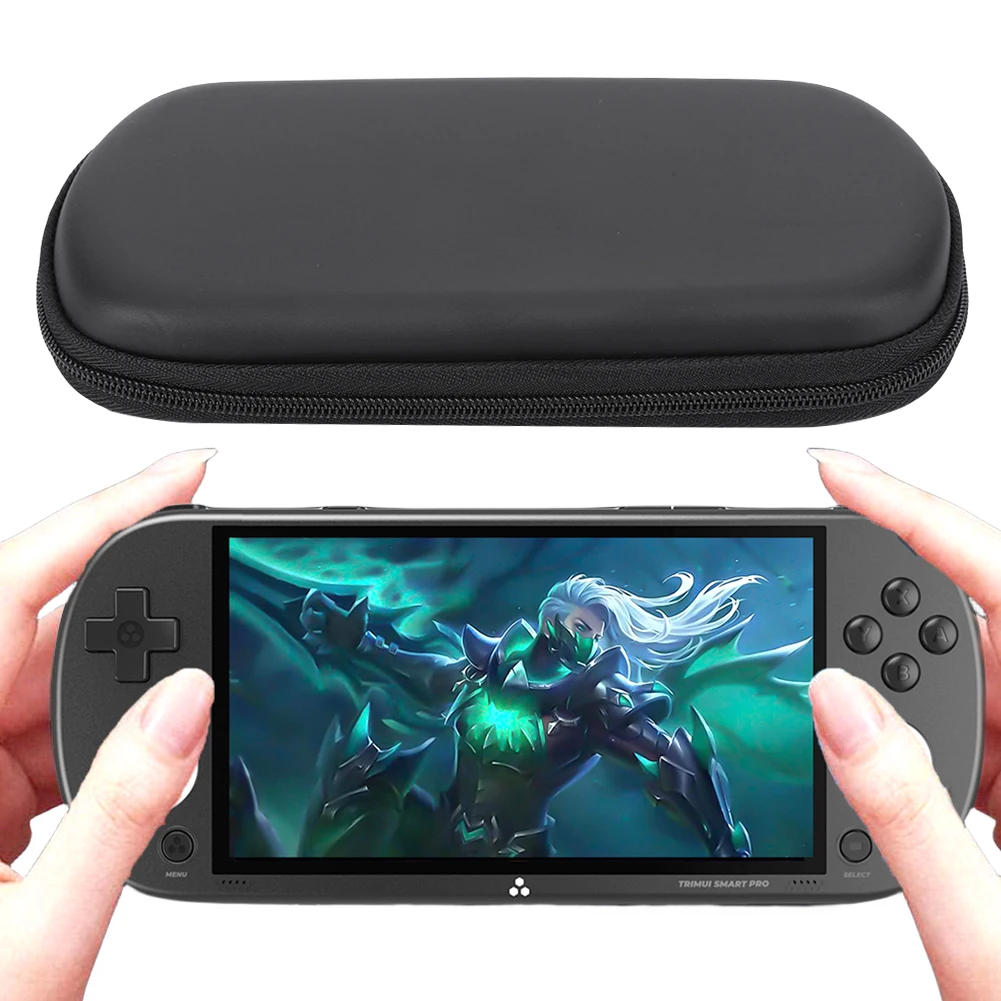 EVA estojo rígido, anti-scratch hardshell case, à prova de choque, saco de armazenamento impermeável para Trimui Smart Pro, Handheld Game Console