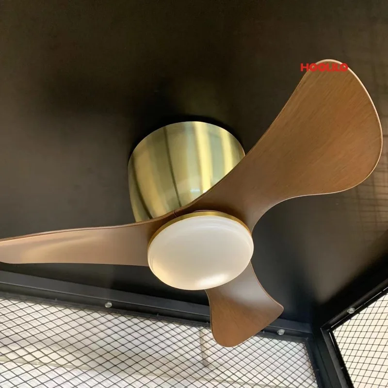 Super Small Size 22ich Ceiling Fan with Remote Control Light DC Motor 6 Speeds Ventiladores De Techo Con Luces Led