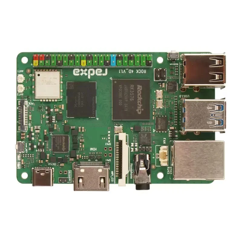 Radxa ROCK 4D Single Board Computer | RK3576 SBC 4K Output LPDDR5