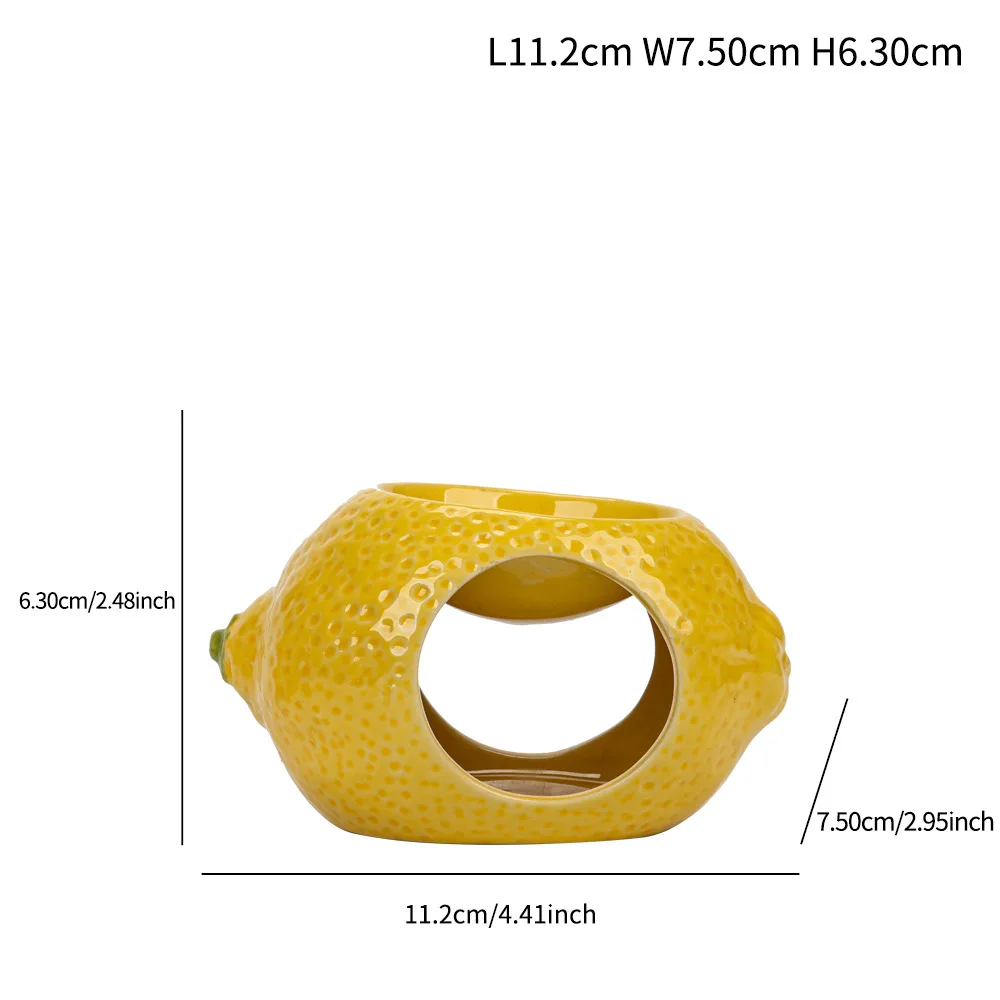 Ceramic Aromatherapy Lamp Strawberry Lemon Air Purifier