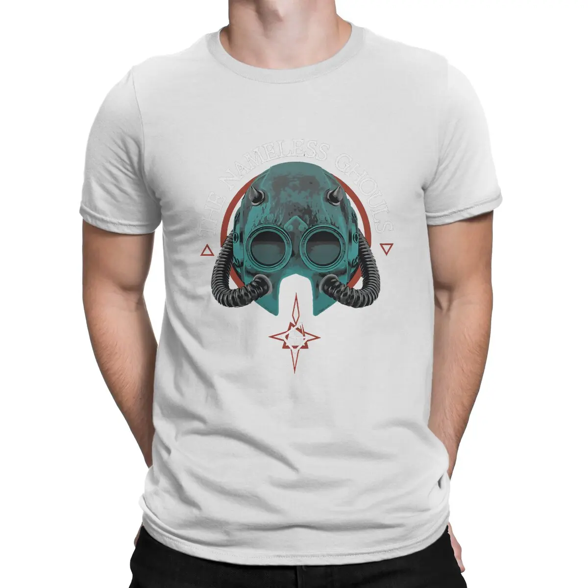 thumbnail image 1 of Camiseta creativa de banda para hombre, Impera Nameless Ghouls Mask, cuello redondo, algodón puro, ropa personalizada, ropa de calle, 1 of 7