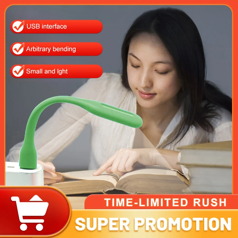 Luz De Leitura Para O Livro Mini Portátil Usb Led Luz 5v Lâmpada De