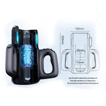 King Pro Automatic Heating Realistic Vagina Phone Holder Telescopic Sex Toys For Men Men Masturbator Anal Pussy Silicone