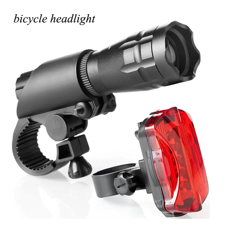 Waterproof Bicycle Headlight Warning Light Tail Light Mountain Bike
