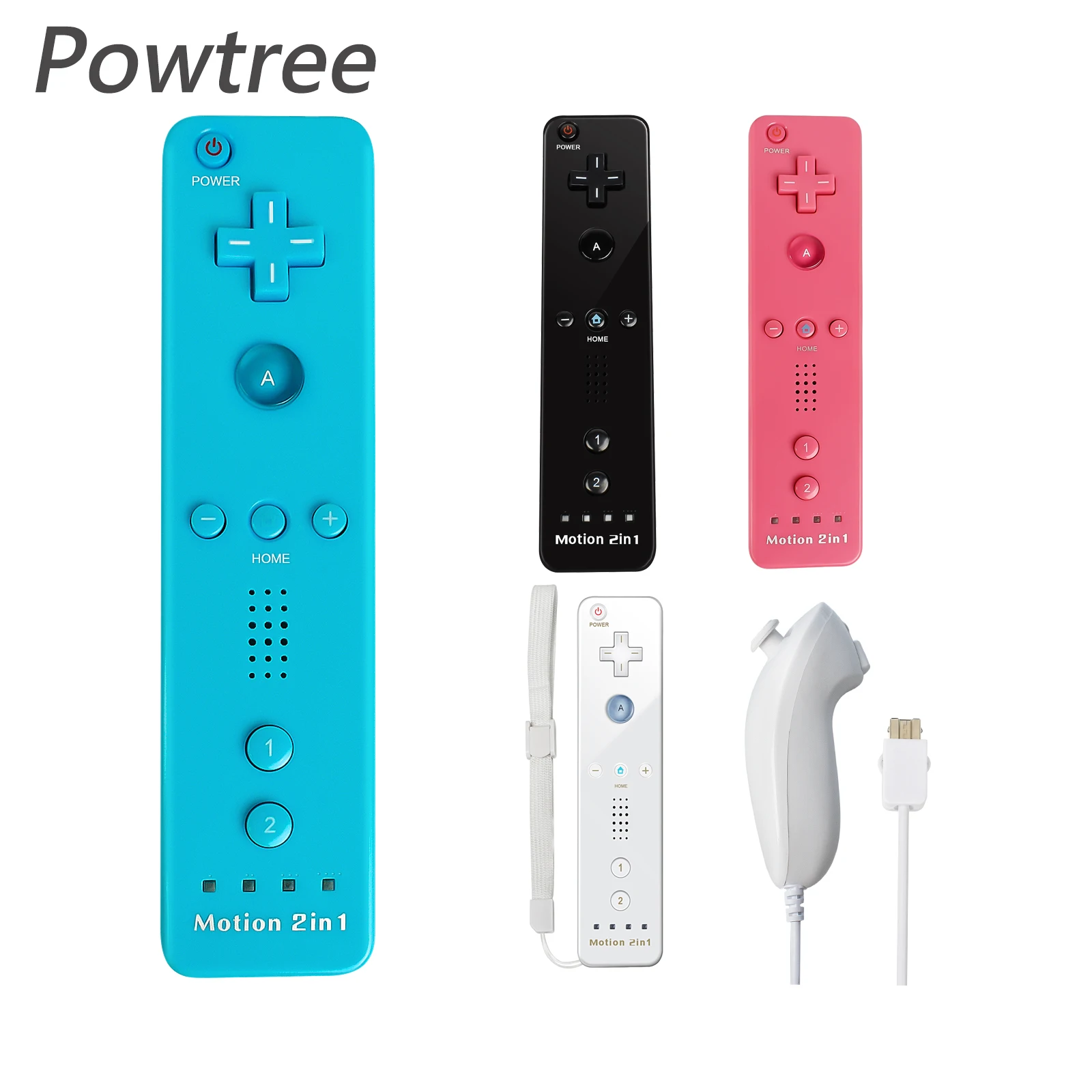Mando a distancia Motion Plus para Wii, mando a distancia con sonido de  vibración, mando a distancia inalámbrico para Wii, mando a distancia