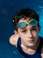 WaterTime Kids Swimming Goggles Profional Cetition ade Waterproof Anti-Fog High Defn Speed Swimming Glasses for...