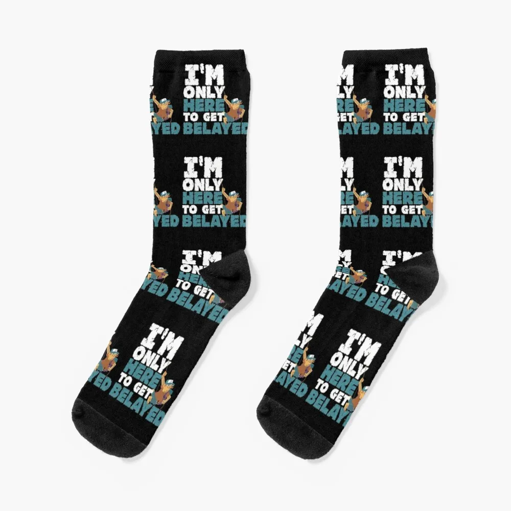 Rock Climbing Bouldering Funny Climber Gift Socks Gift For Man pulley rock climbing rescue