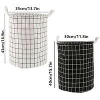 Foldable waterproof dirty clothes basket toy storage bucket bathroom clothes basket laundry basket dirty clothes storage basket 4