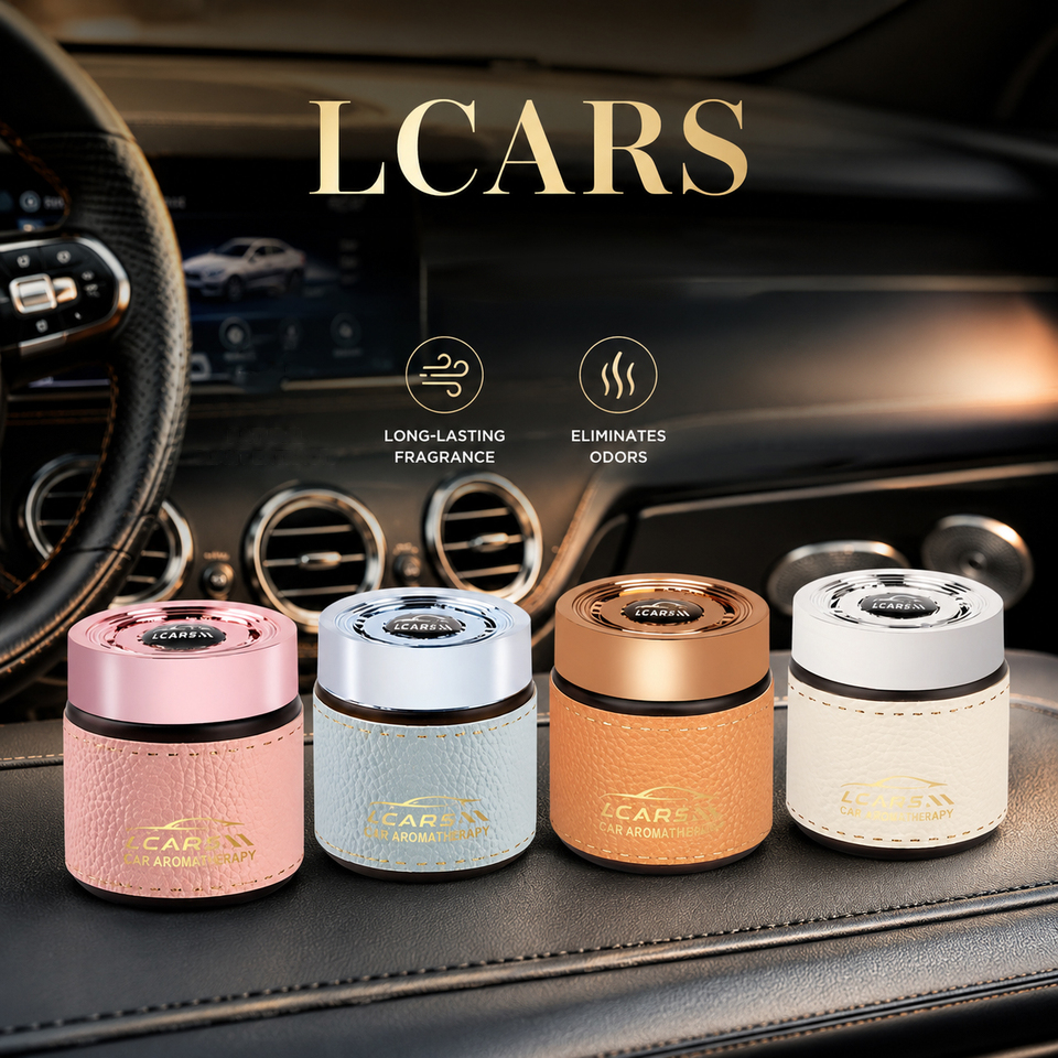 Lcars Car Aromatherapy Solid Balm, Long-Lasting Light Fragrance to Remove Odors, Multi-Purpose Fragrance Ornament for Car, Home, and Office