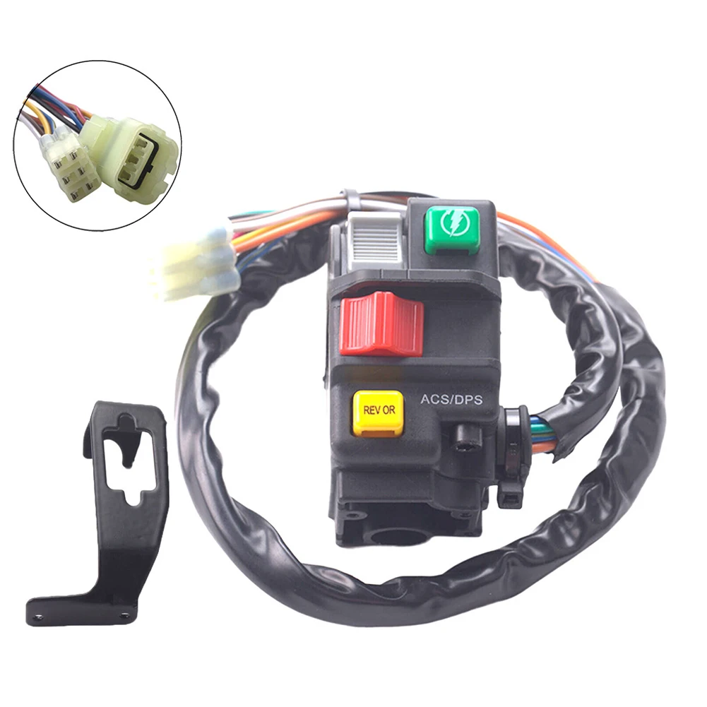 

Start Stop Headlight Edition 703500920 Left-hand Button Switch Left-hand Grip Control for Can Am Outlander 450 500 650 800 1000