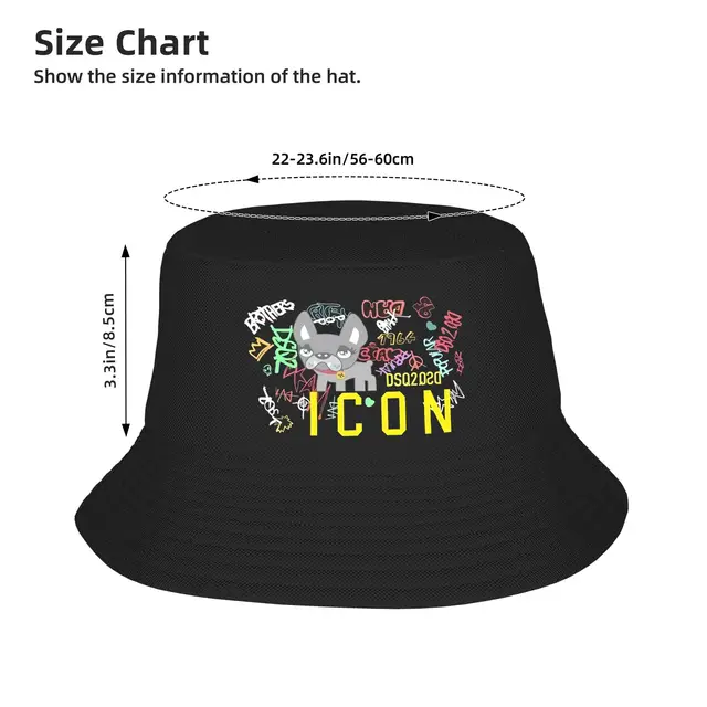Bucket Hat For Men Women  Fisherman Hats Casual Hunting Caps Portable Luxury Brand DSQ2  Hawaii Custom DIY Visor Hats 4