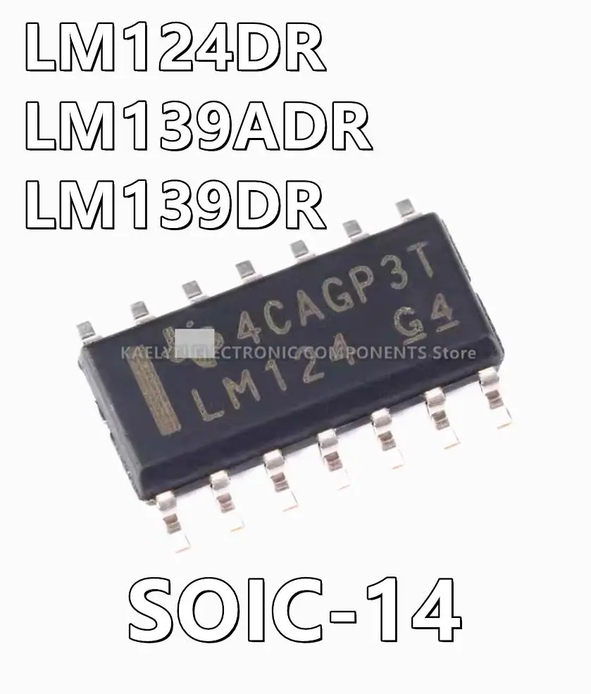 

20 шт./лот LM124DR LM124 lm139ock LM139 LM139DR универсальный усилитель 4-х контурный дифференциал 14-SOIC