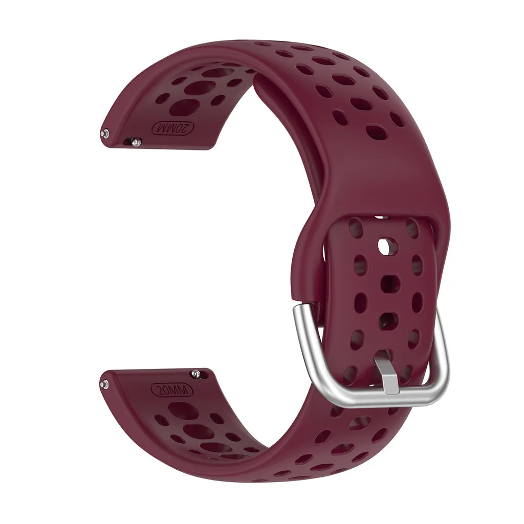 Women's Breathable Sport Silicone Watchband - Soft Replacement Strap