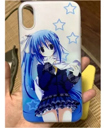 Kawaii Harajuku Anime Girl Graphic Phone Case - Cute Cartoon Lovely Cover - iPhone 14 Pro (SMTWQ041759)