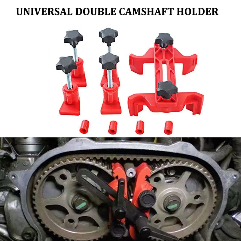 

5 Pcs Universal Cam Camshaft Lock Holder Car Engine Timing Locking Tool Double/Single Camshaft Retainer Timing Belt Fix Changer