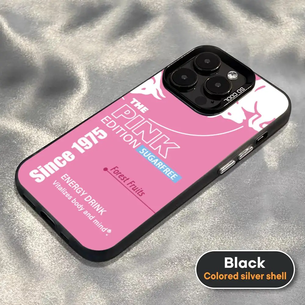 Fashion Red Anti-Fall Matte Back Phone Case