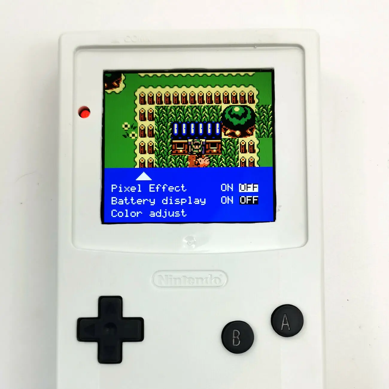 White Glass Len Super OSD Q5 Version RIPS LCD Screen Kit With Pre-cut Clear White Housing Shell Case For Game Boy Color GBC