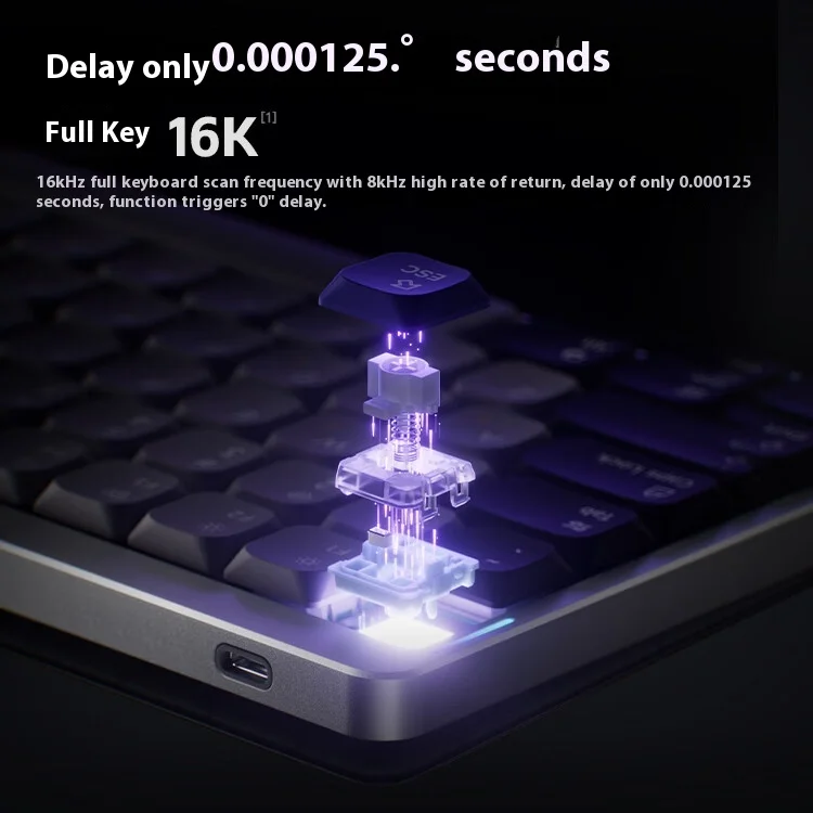 Nuphy Air75 He Magnetic Axis Keyboard Custom Pom Magnetic