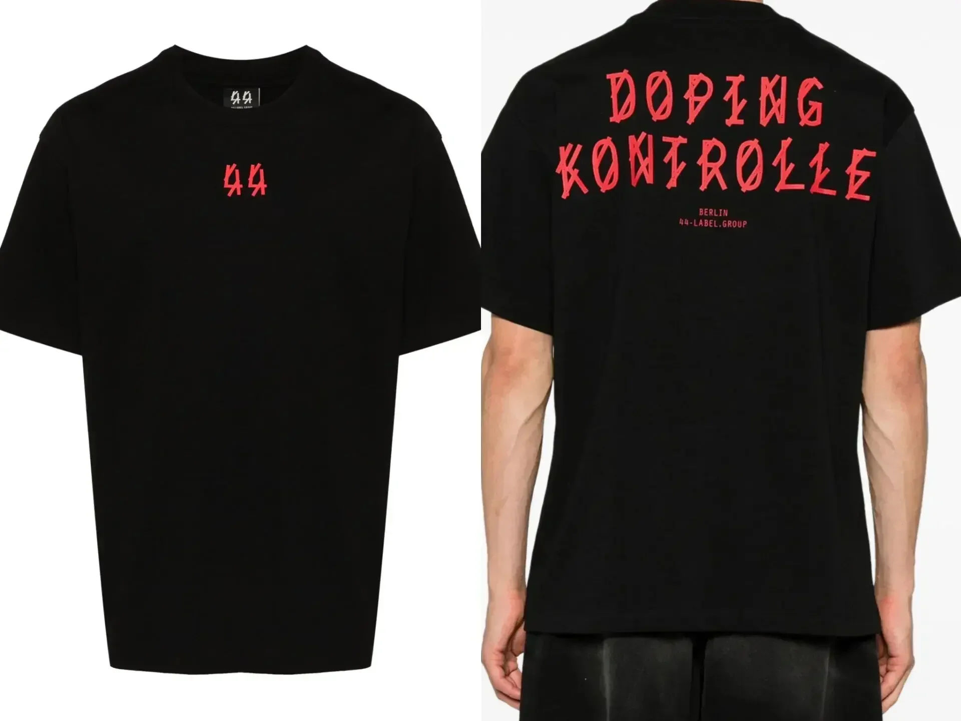 2024 44 LABEL GROUP Cotton T-shirt Men's Women‘s Hip Hop Letter Printed TShirt Quality Designer Brand Tee Tops Streetwear 2