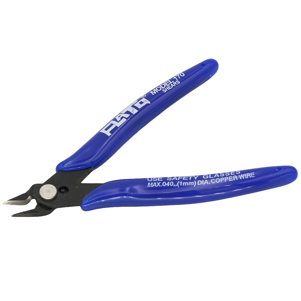 Electronic Diagonal Oblique Pliers Plastic Nozzle Side Cutting Nippers Wire Cutter Outlet Scissors Models Grinding Tools