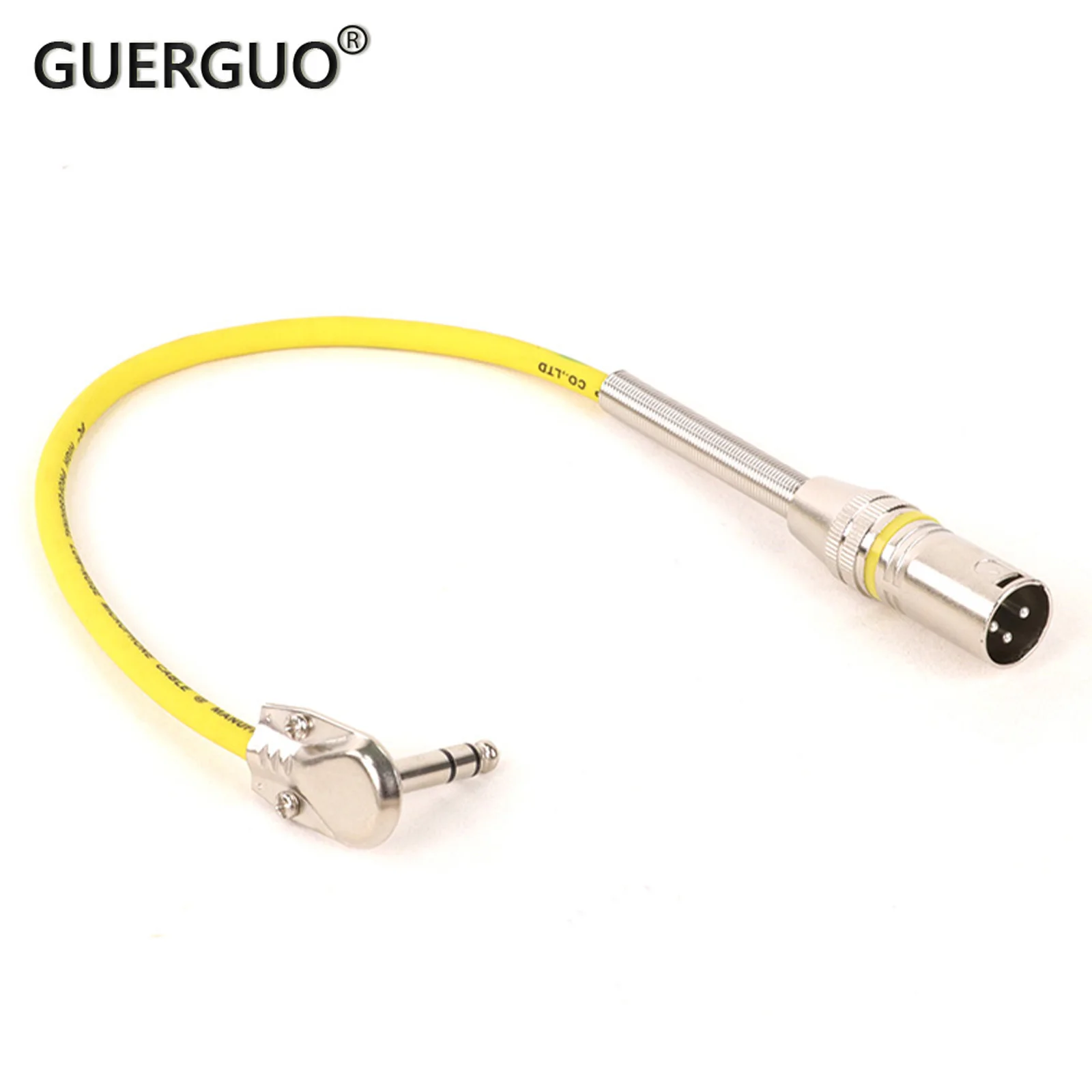 0,3 M-15M Guergeo mehrere Farben hochwertige 6,35mm Zoll trs männliche Buchse auf 3-poliges xlr weibliches/männliches Audio kabel für Gitarre