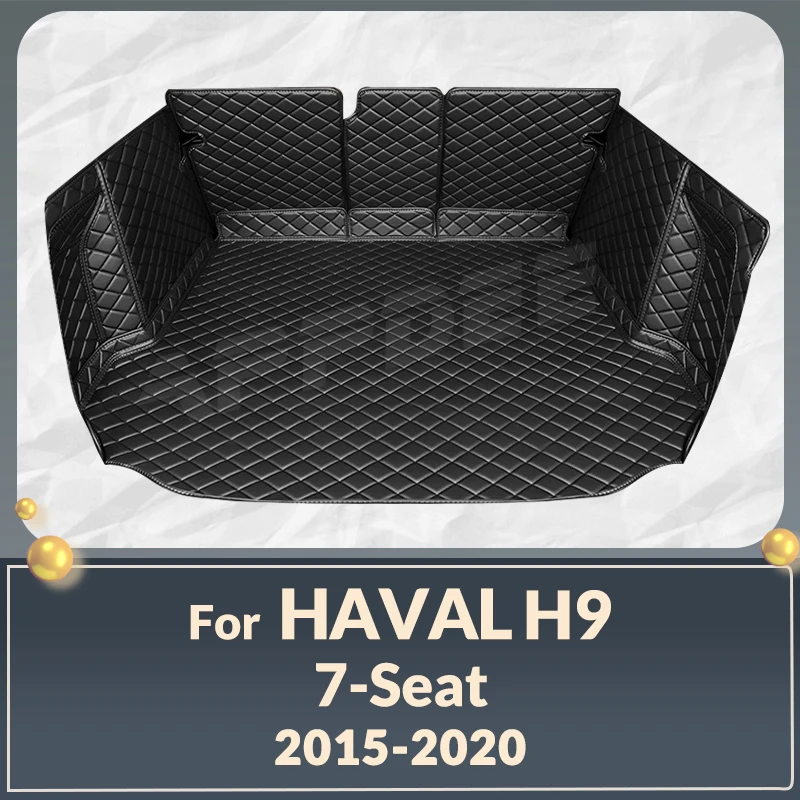 

Auto Full Coverage Trunk Mat For HAVAL H9 7-Seat 2015-2020 19 18 17 16 Car Boot Cover Pad Interior Protector Accessories