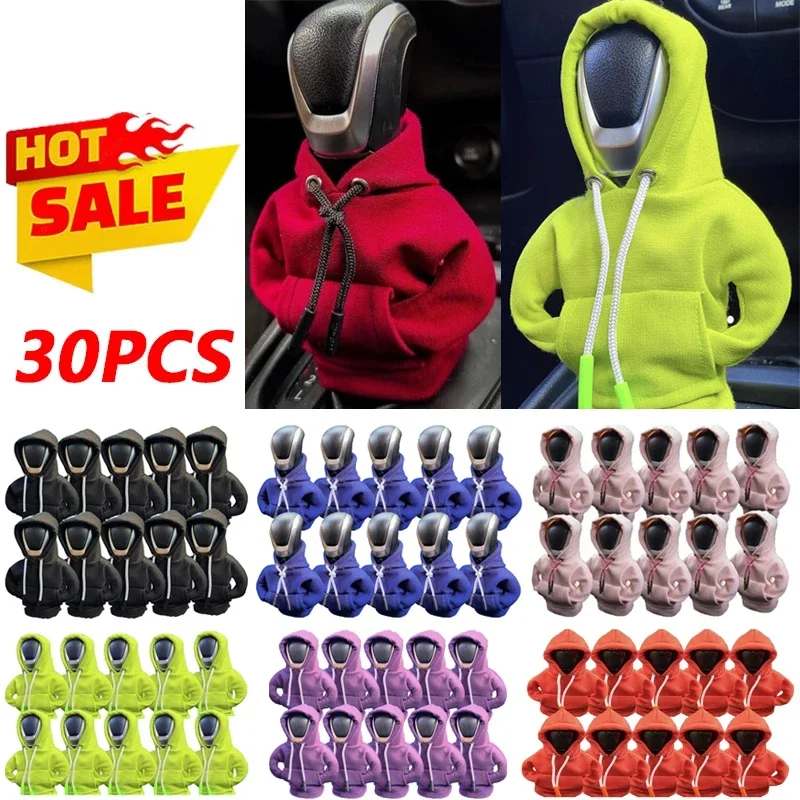 Cotton Polyester Car Gear Shift Knob Cover Manual Handle