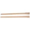 2 Pcs Solid Wood Handle Hoes Hammer Replacement Fittings Deburring Tool Grip Replacements Garden Spade 5