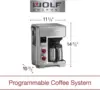 Programmable Coffee Maker System with 10 Cup Thermal Carafe, Built-In Grounds Scale 5