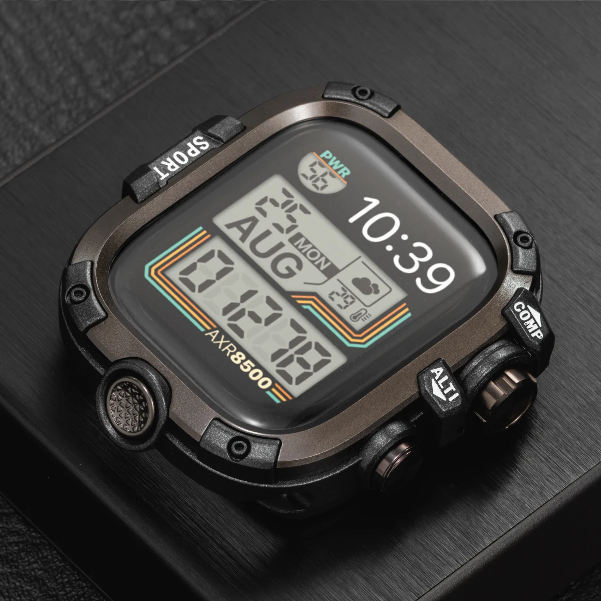 Premium Waterproof Metal Bumper Case with Protective Film