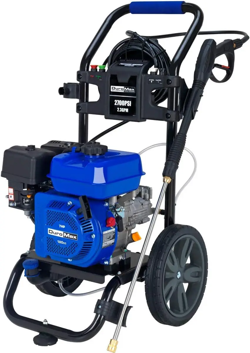 

Мойка высокого давления XP2700PWS 2,3 GPM 5 HP, мощный двигатель DuroMax 2700 PSI с низким отключением масла.