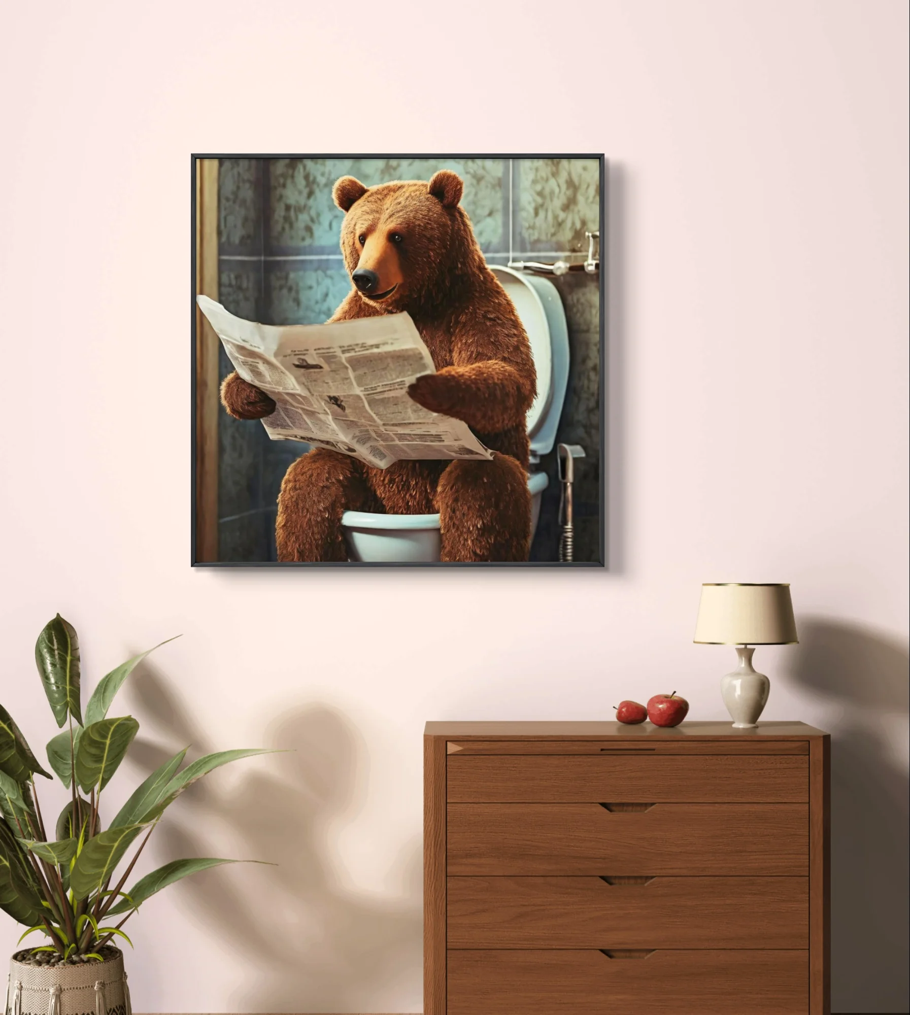 5D Diamond Painting Brown Bear Animals Mural DIY Diamond Embroidery Cross Stitch Adult Hand Gift Mosaic Bathroom Home Wall Decor