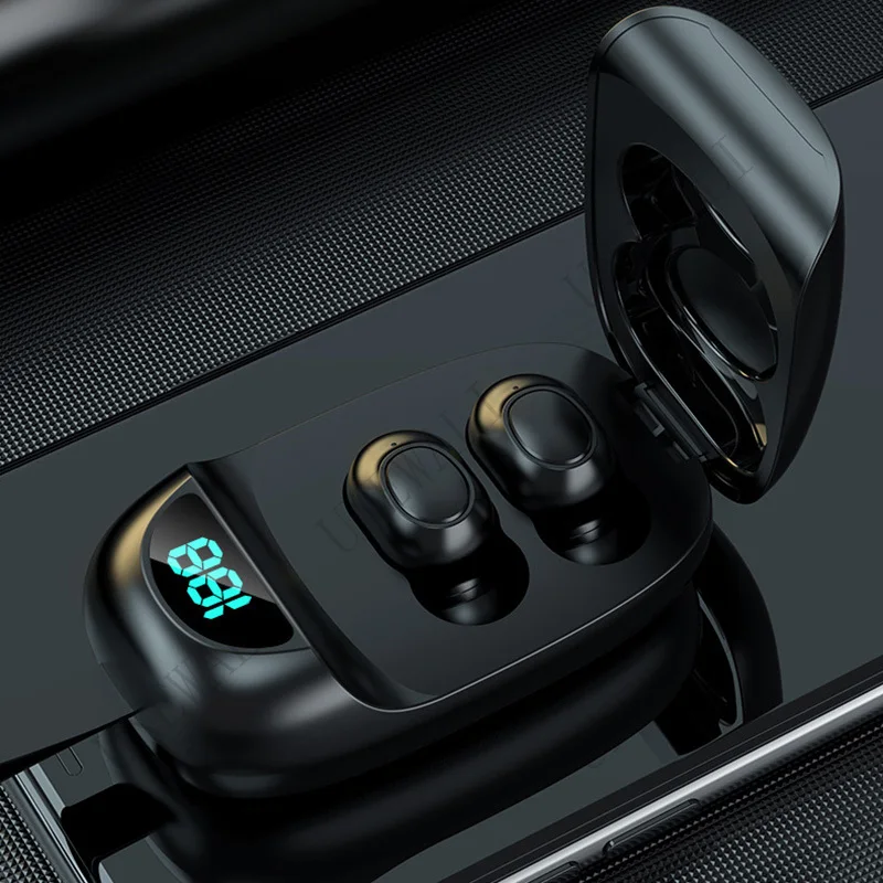 S5 In-Ear Bluetooth 5.0 Wireless Earphones TWS Noise Cancelling Earbuds for Sports Waterproof Headset With Mic For Mobile Phone_voghion.com