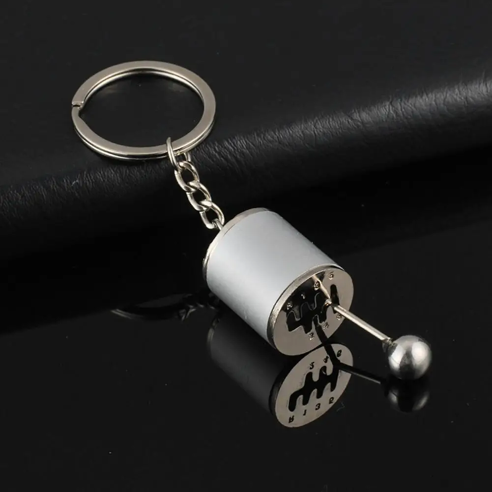 Creative Gear Head Keychain Car-styling Keyring For Car Key Turbo Hub Brake Disc Pendant Shock Absorber Keys Holder Chain