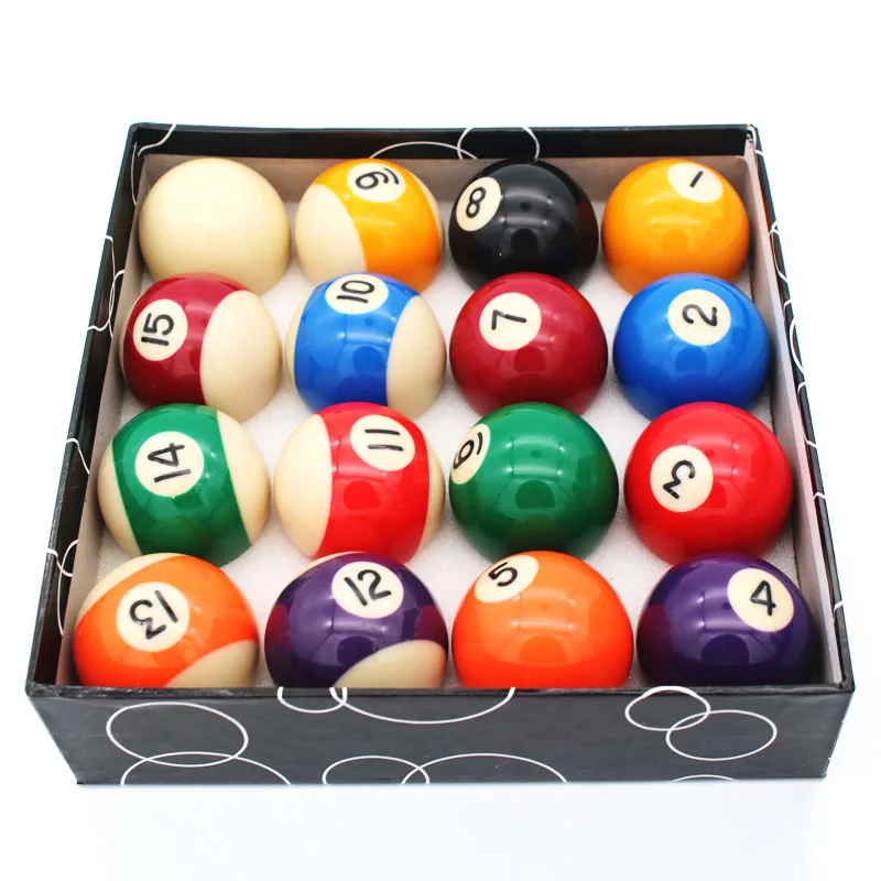 52.5mm 16x Pool Ball Set 2-1/16inch Billiard Ball Compelete Kit