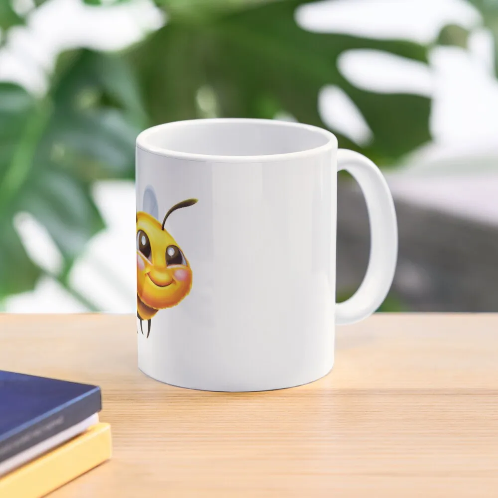 

Cute Baby Face Bee Coffee Mug Creative Cups Coffee Travel Mug