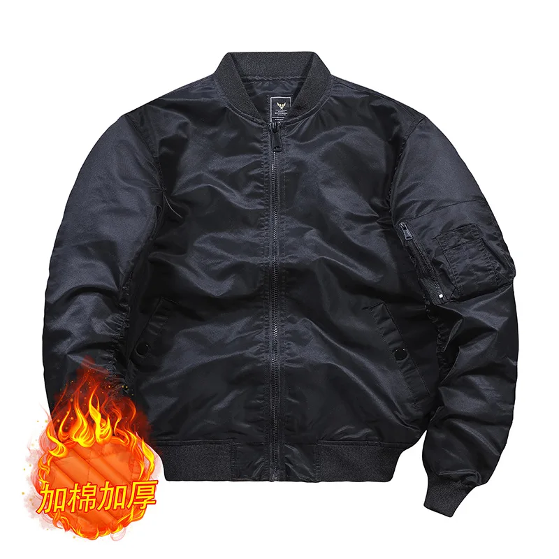 Men Bomber Jacket Military Tactical Jacket Winter Padded Cotton Coat Outdoor Zipper Outerwear Baseball Jerseys Motorcycle Jacket